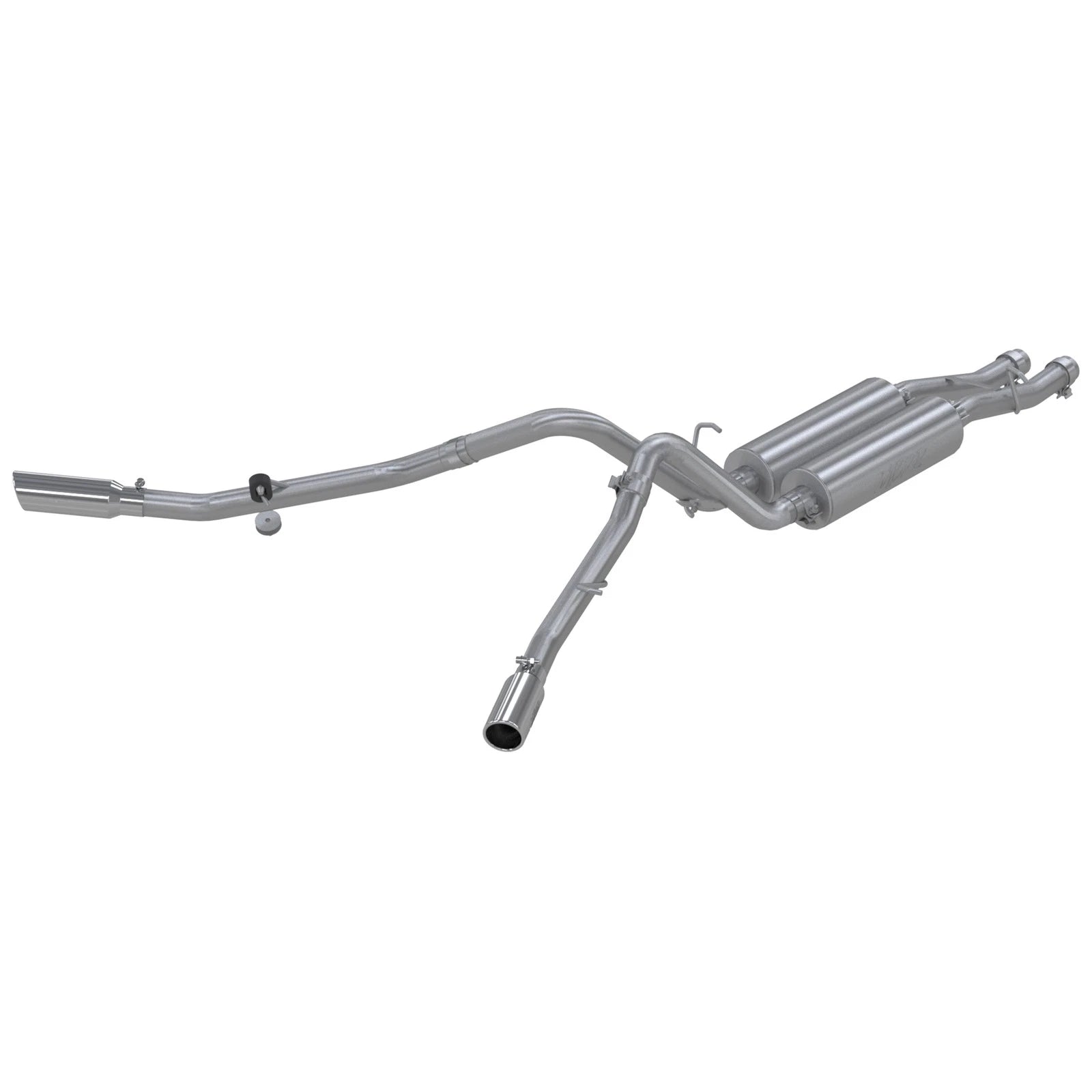 MBRP 2003-2007 Chev/GMC 1500 HD Classic 6.0L CC-SB Cat Back Dual Split Side