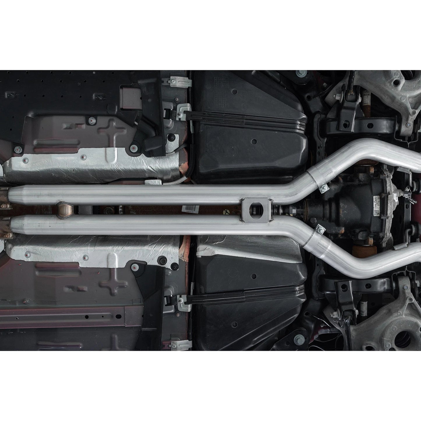 MBRP 18-19 Ford Mustang GT 5.0 3in Dual Split Rear AL Cat Back w/ Quad 4.0in Dual Wall Tips