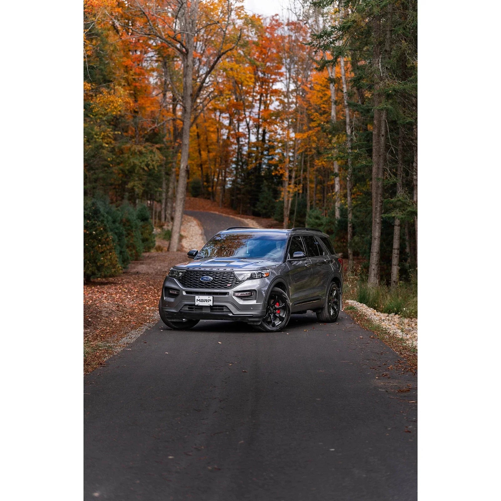 MBRP 20-21 Ford Explorer ST 3.0L EcoBoost Dual Rear Exit Axle Back w/ Quad Tip AL Exhaust System