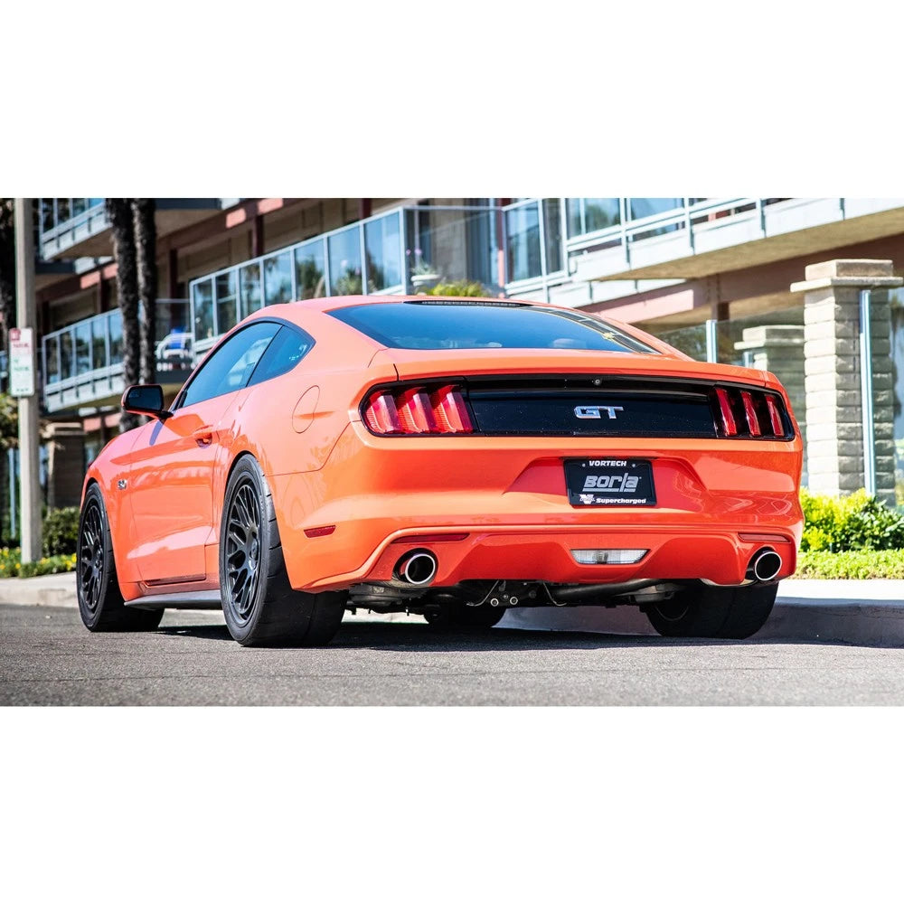 Borla Atak Cat-Back 15-17 Ford Mustang GT 5.0L V8 MT/AT 3in pipe 4in tip