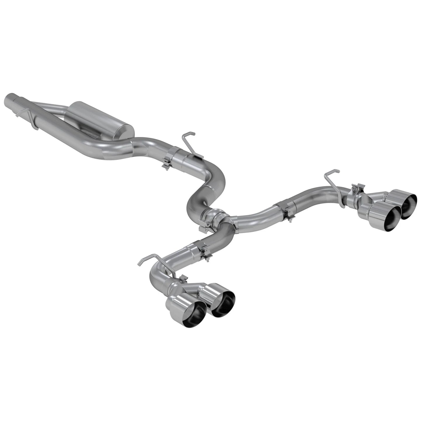 MBRP 15-19 VW Golf R 3in Cat Back Single Exit Exhaust Pro Series w/ Valve Delete - T304