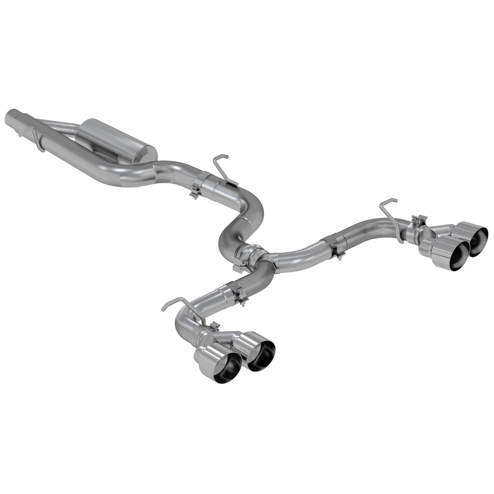 MBRP 15-19 VW Golf R 3in Cat Back Single Exit Exhaust Pro Series w/ Valve Delete - T304