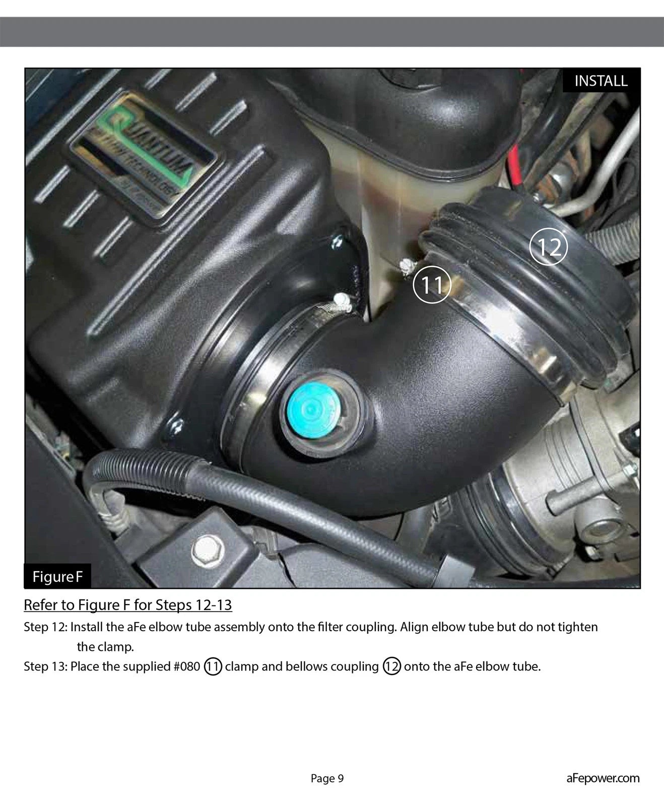 aFe Quantum Pro DRY S Cold Air Intake System 08-10 GM/Chevy Duramax V8-6.6L LMM - Dry
