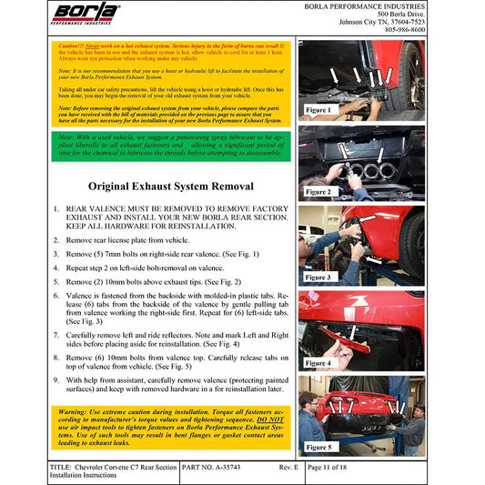 Borla 14-15 Chevy Corvette C7 6.2L RWD w/AFM &NPP ATAK-Type Dual Rd Rolled Center Rear Exit Exhaust