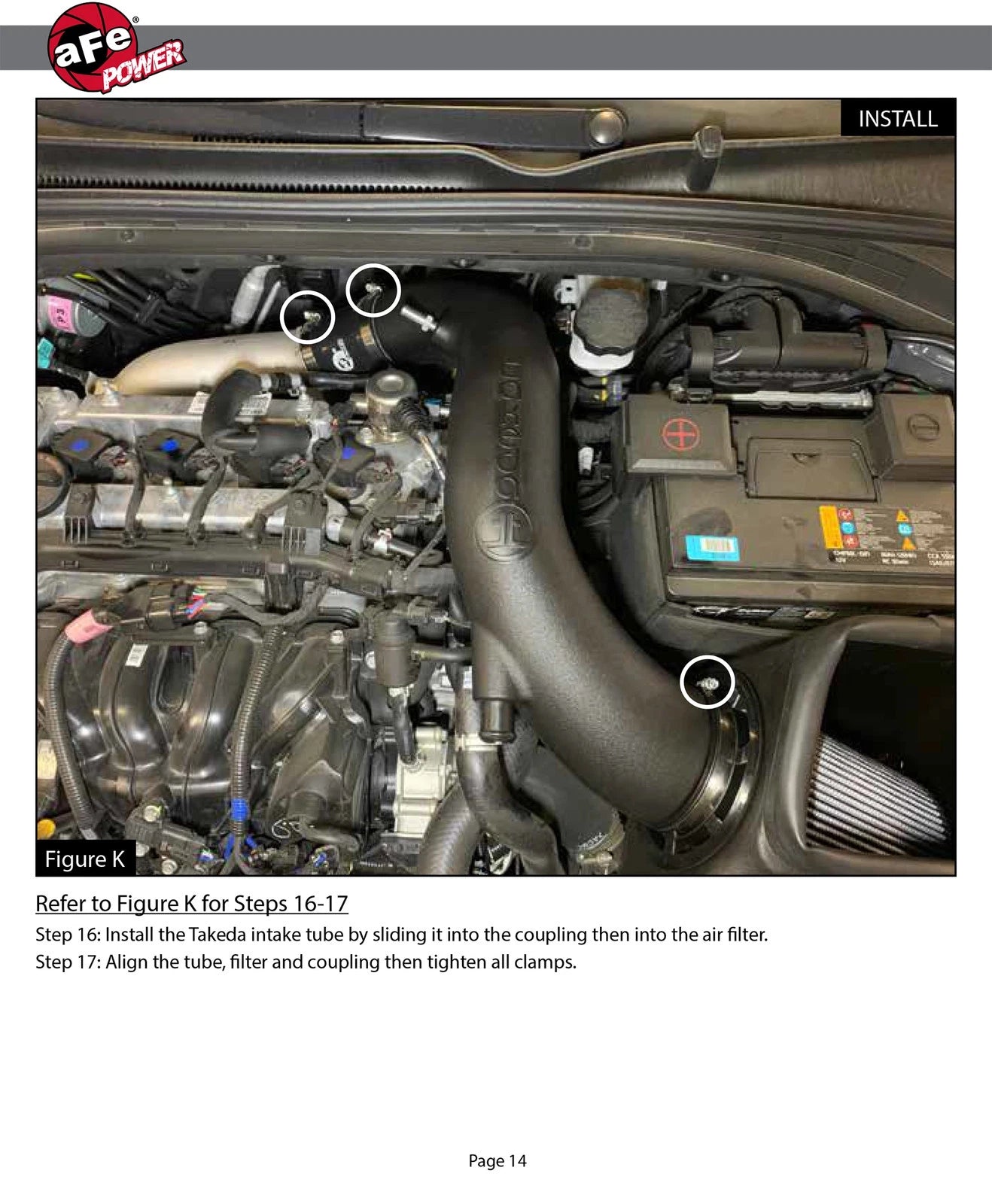 aFe Takeda Stage-2 AIS P5R 17-19 Hyundai Elantra Sport L4-1.6L (t)
