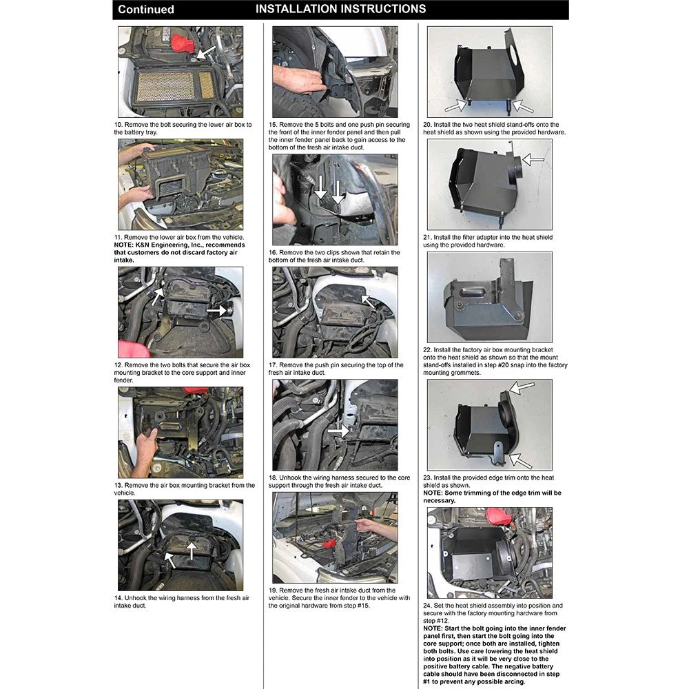 K&N 11-15 Ford Super Duty 6.7L V8 Performance Intake Kit