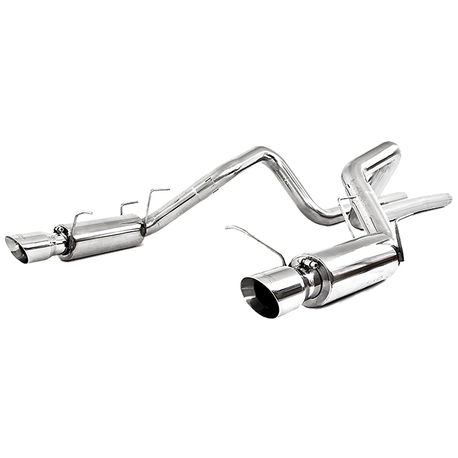 MBRP 11-12 Ford Shelby GT 500 T304 3in Cat Back Dual Split Rear Race Version 4.5in Tips