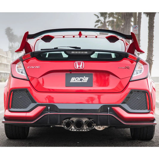Borla 17-18 Honda Civic Type R 2.0L 2.75in Atak Adjustable Catback Exhaust (Carbon Fiber Black Tip)