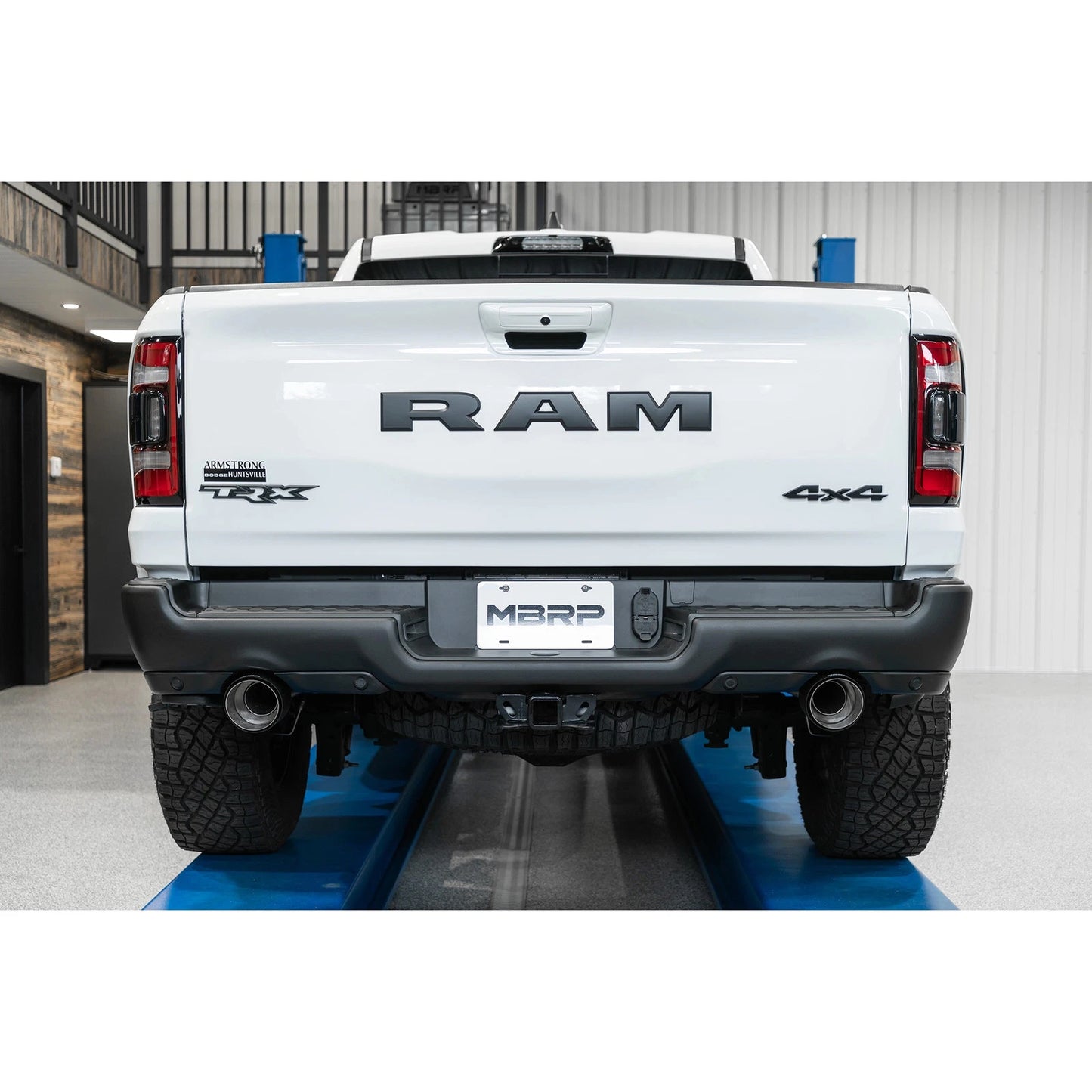 MBRP 2021 Ram TRX 6.2 S/C 3in Catback Dual Rear Carbon Fiber Tips(Race)- T304