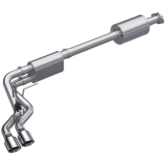 MBRP 2021+ Ford F150 T304 Pre-Axle (Street Profile) 2.5in OD Tips 3in Cat Back Exhaust