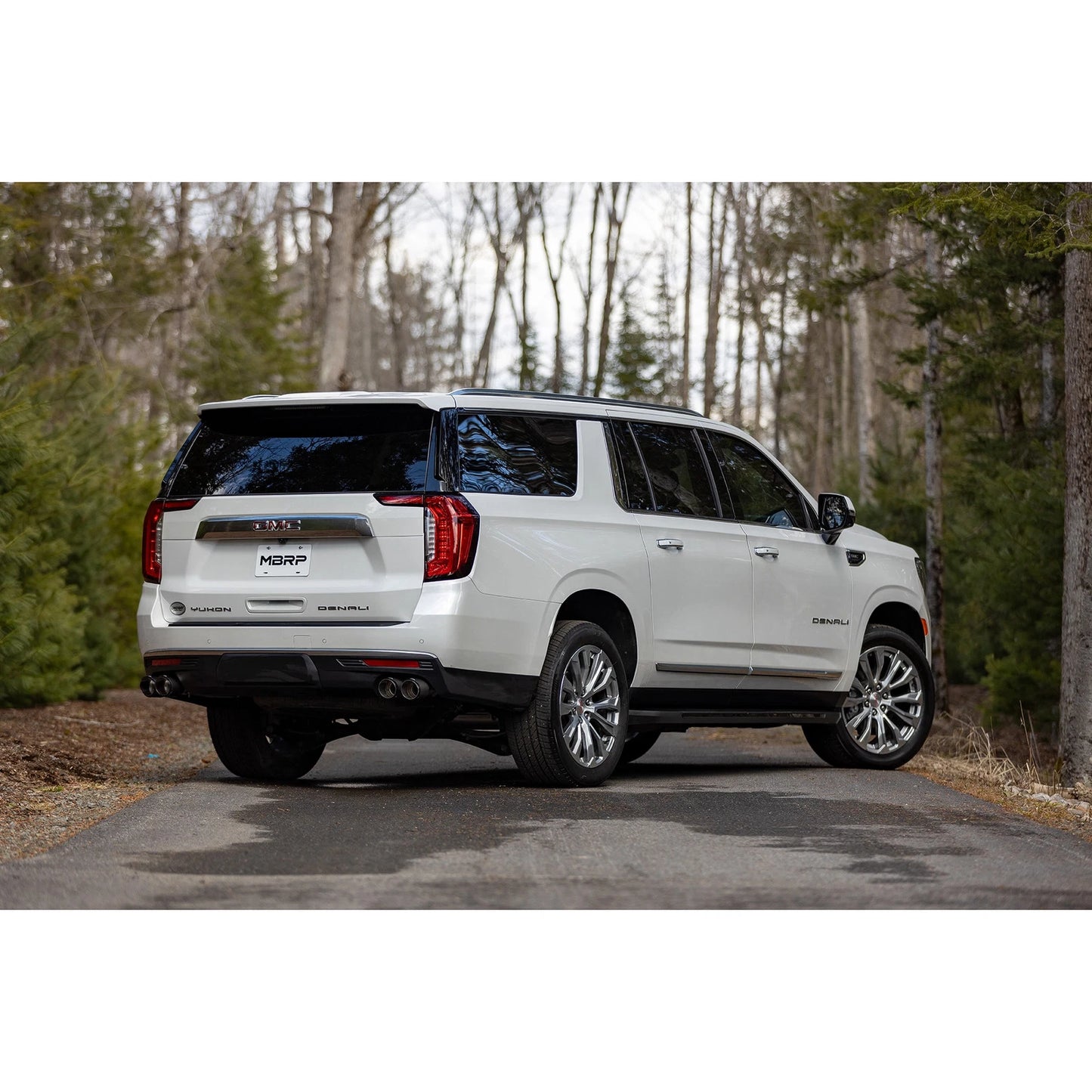 MBRP 21-24 Chevrolet Suburban XL 5.3L 3in T304 SS 2.5in Dual Split Carbon Fiber Cat-back