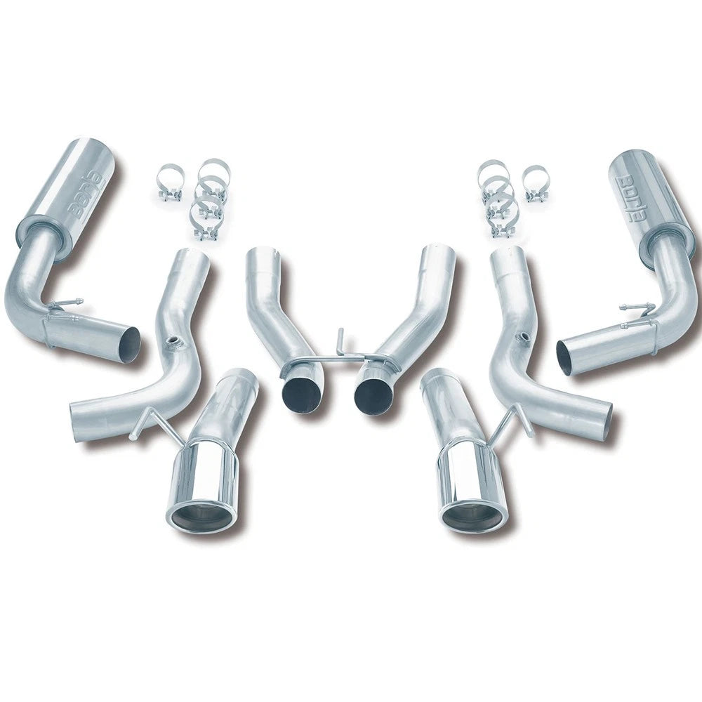 Borla 96-02 Viper GTS/R/T-10 Coupe/Convertible 2dr w/ 2.5in Inlets SS Catback Exhaust System
