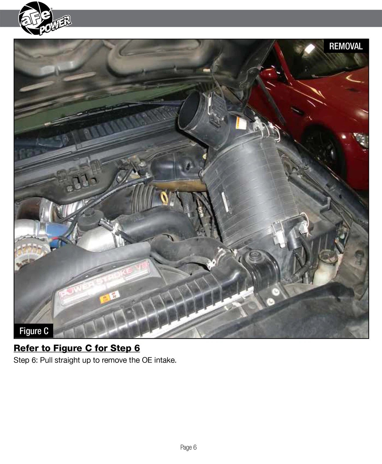 aFe POWER Magnum FORCE Stage-2Si CAIS w/Pro 5R Media 03-07 Ford Diesel Trucks V8-6.0L (td)