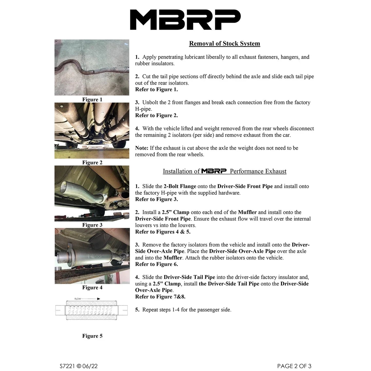 MBRP 99-04 Ford Mustang GT 4.6L 2.5in. Dual Split Rear AL Cat Back w/ 3.5in. Dual Wall Blk. Tips