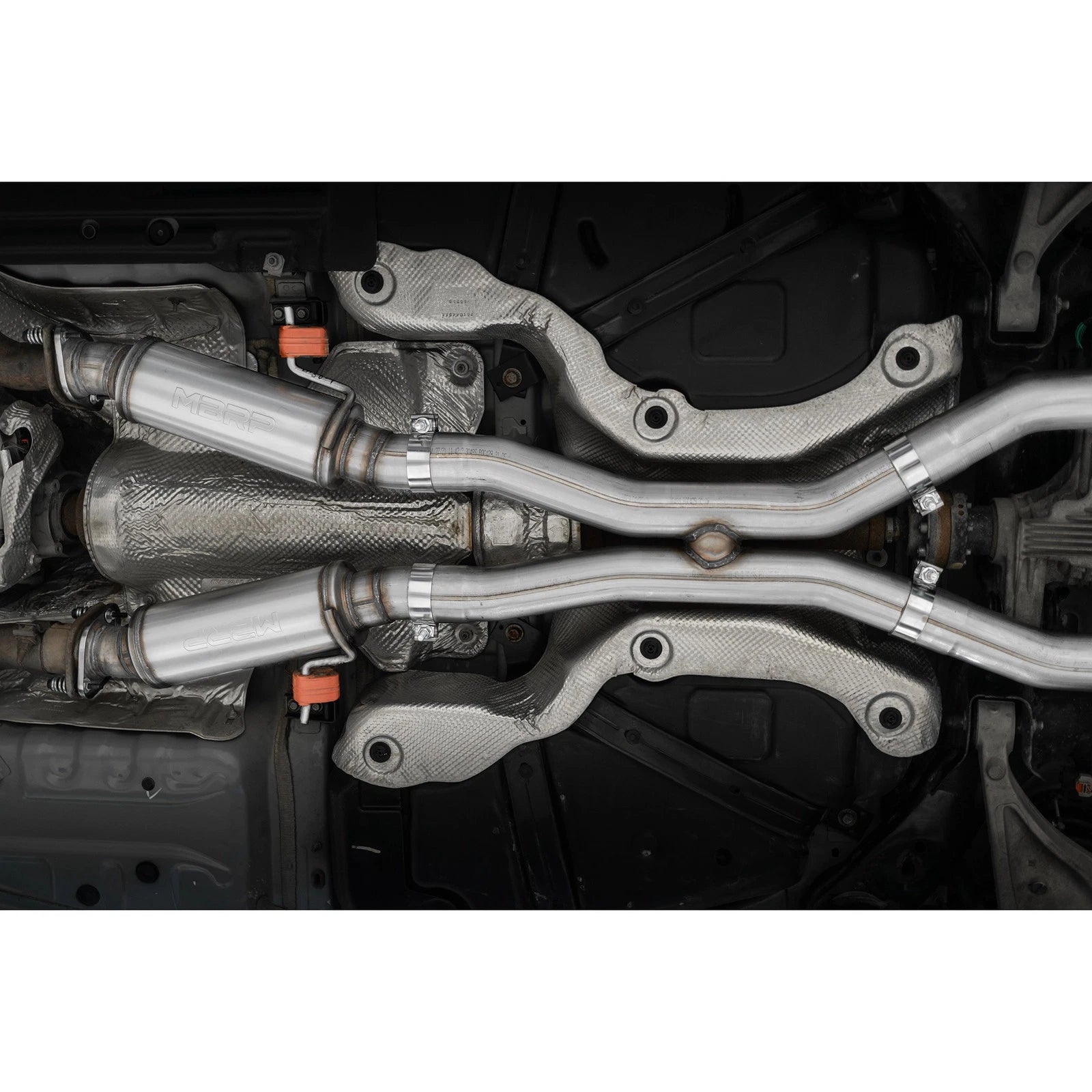MBRP 2012+ Jeep Grand Cherokee SRT 6.4L 3in Dual Rear Exit T304SS Catback Exhaust - CF Tips