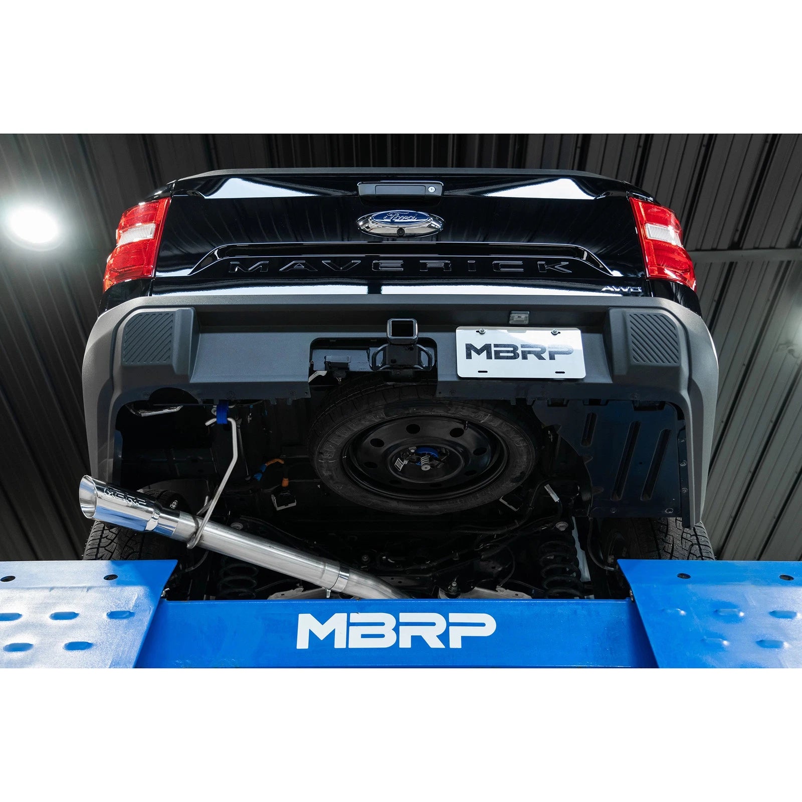 MBRP 2022+ Ford Maverick T304 4in OD Tip Single Side Exit 3in Cat Back Exhaust