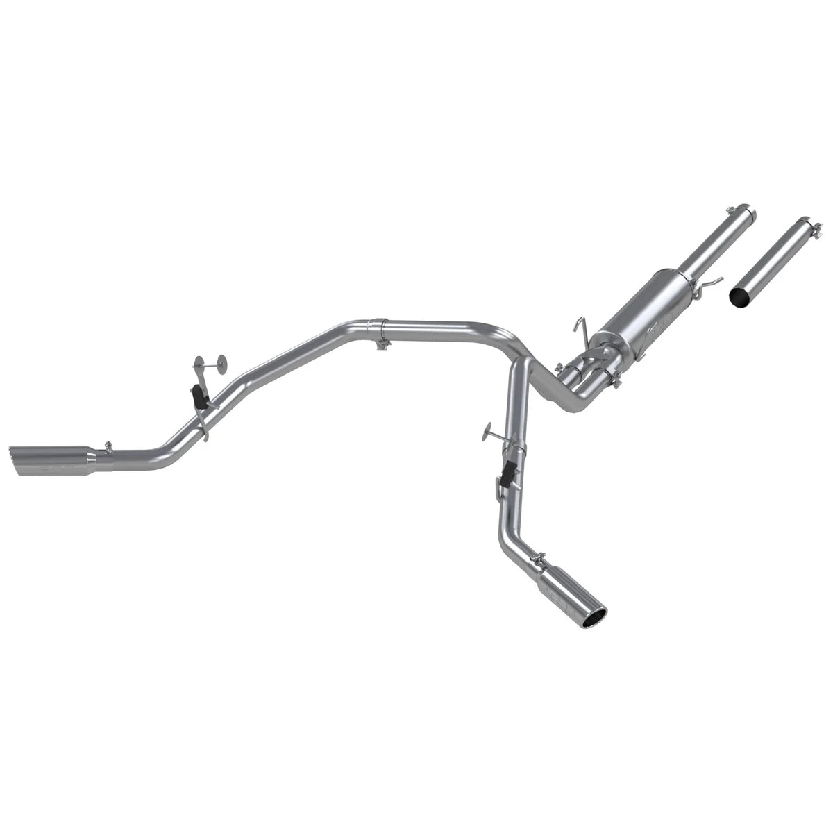 MBRP 2004-2005 Dodge Ram Hemi 1500 5.7L SC/CC-SB Cat Back Dual Split Side