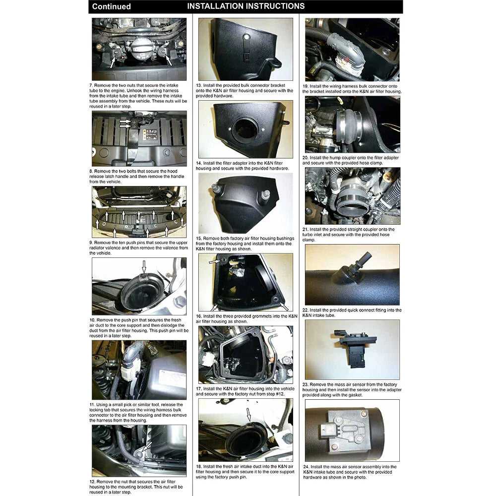 K&N 19-20 Chevrolet 1500 2.7L L4 F/I AirCharger Performance Intake System