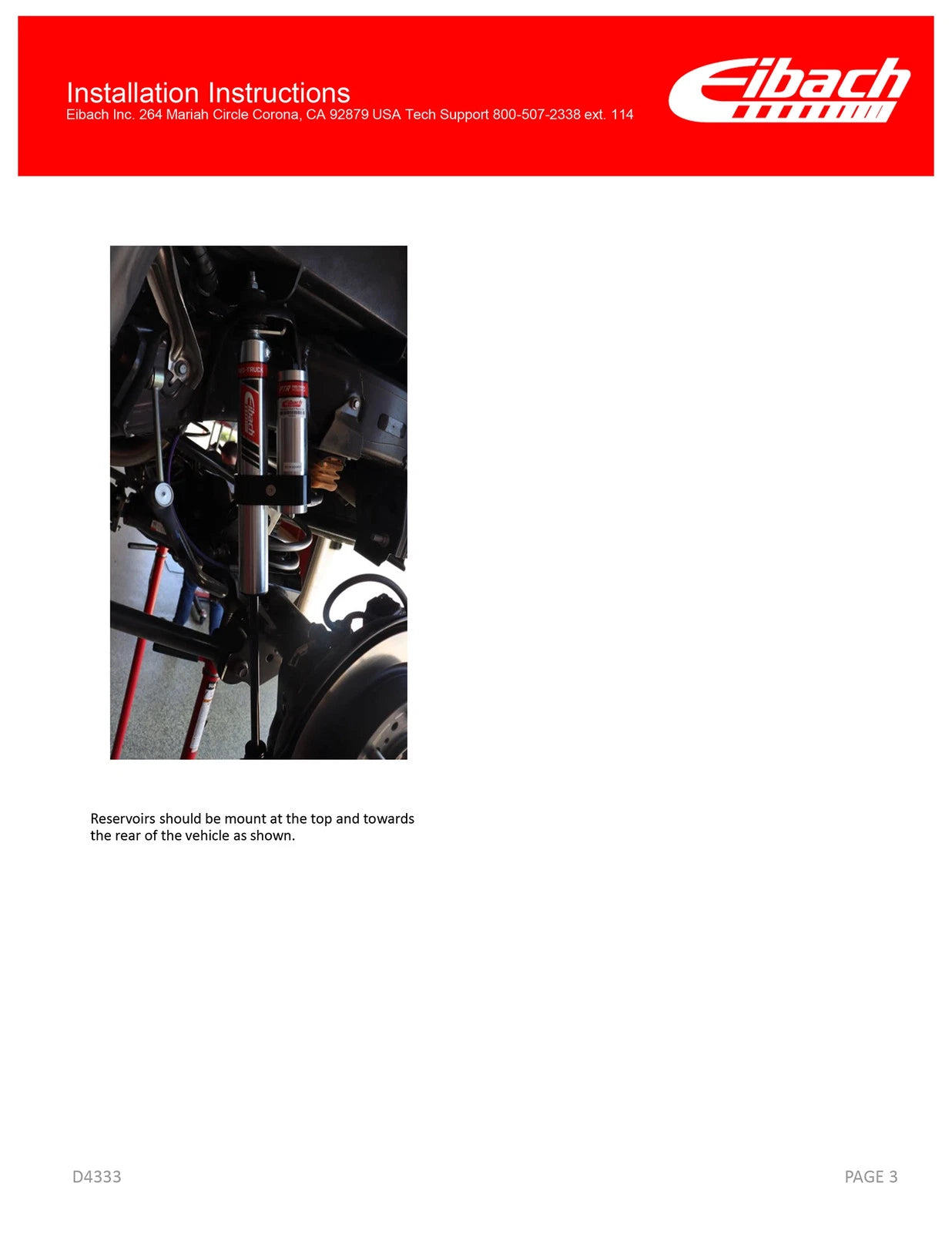 Eibach 24+ Toyota Tacoma Pro-Truck Lift Stage 2R (Front Coilovers + Rear Shocks)