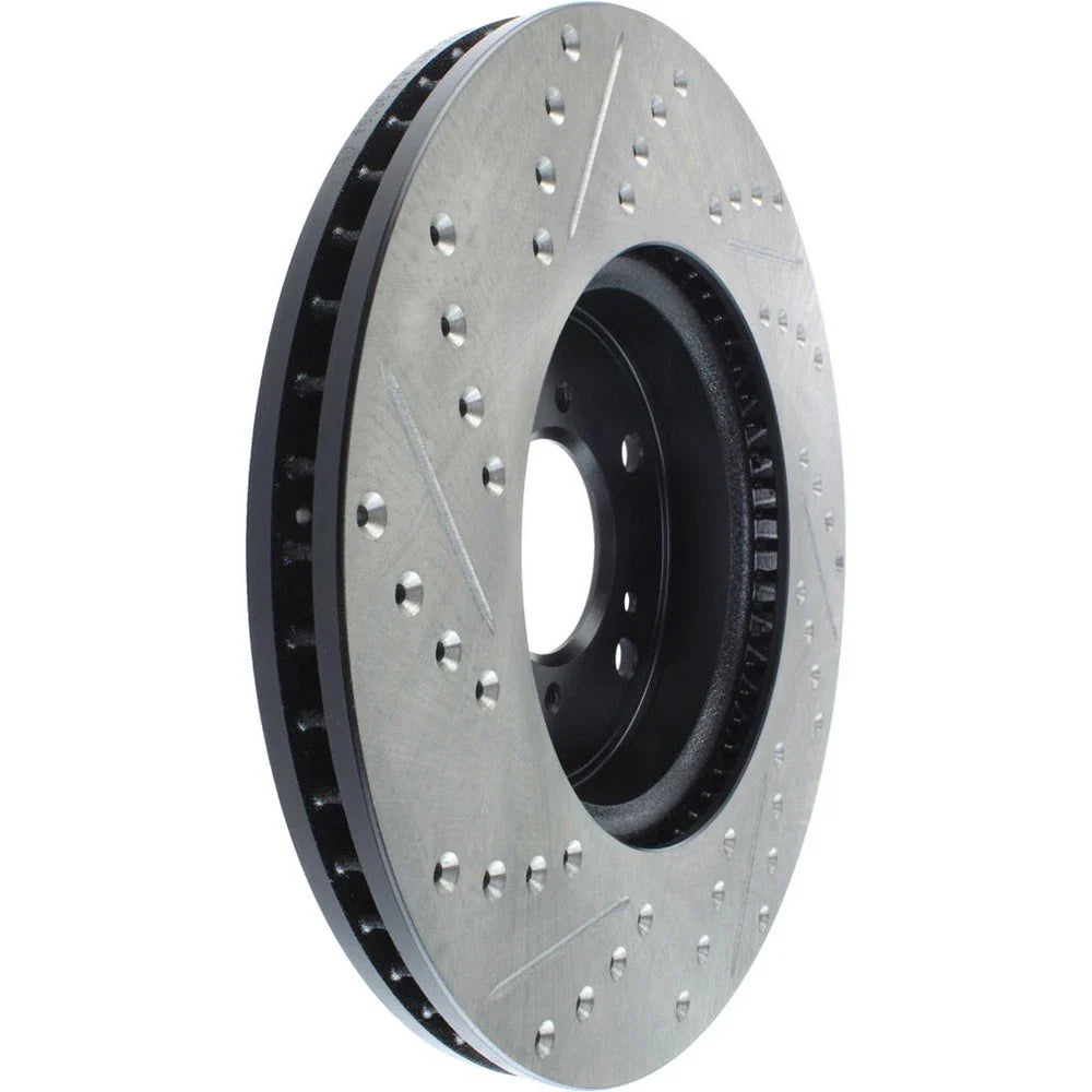 StopTech Slotted & Drilled Sport Brake Rotor Front Left 13 Honda Accord Sport