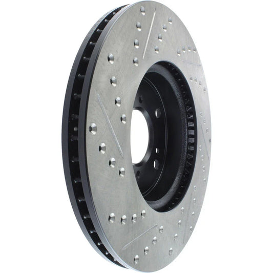 StopTech Slotted & Drilled Sport Brake Rotor Front Left 13 Honda Accord Sport