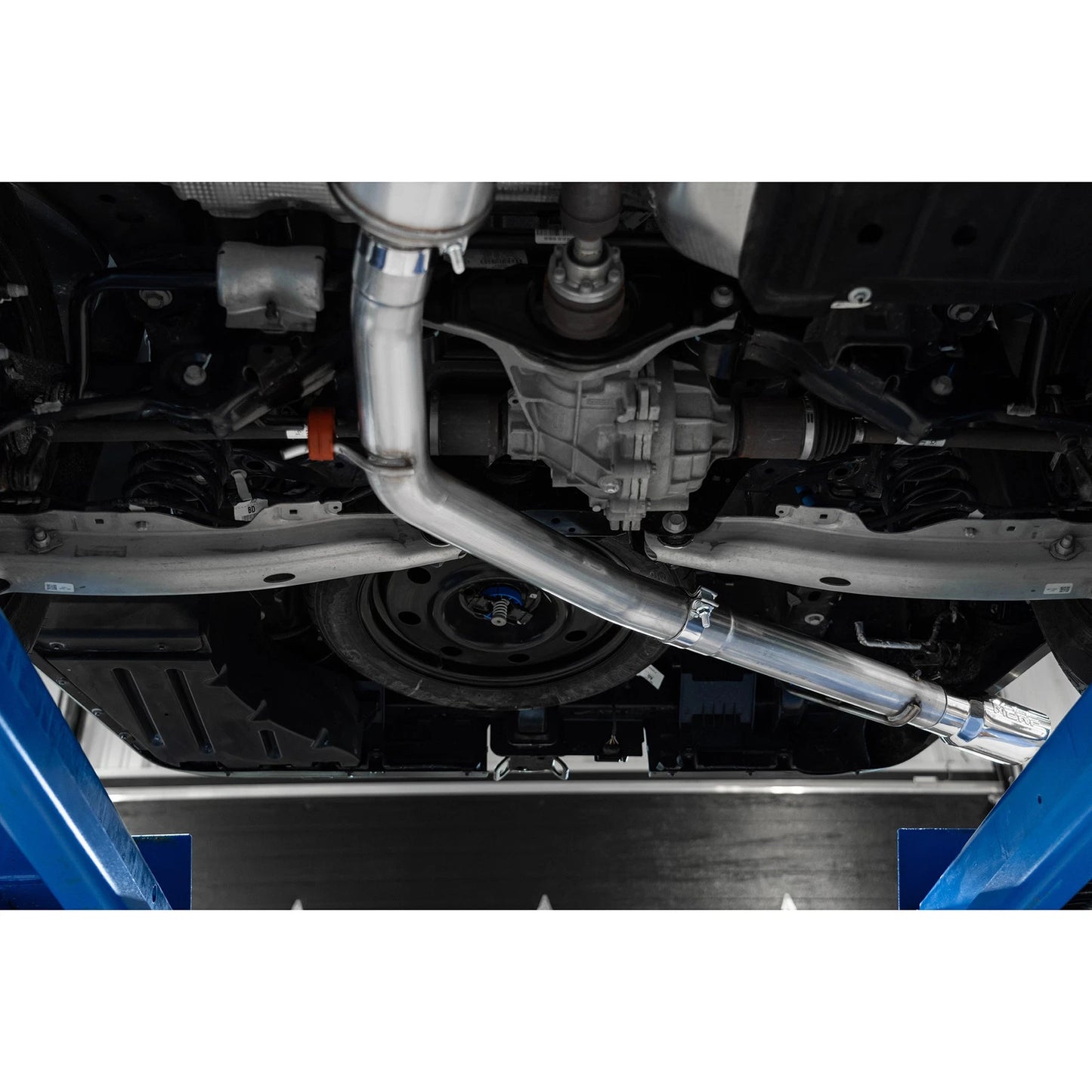 MBRP 2022+ Ford Maverick T304 4in OD Tip Single Side Exit 3in Cat Back Exhaust