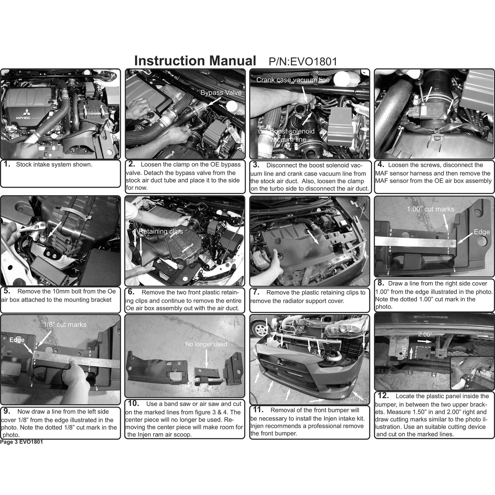 Injen 08-15 Mitsubishi Evo X 2.0L Evolution Intake