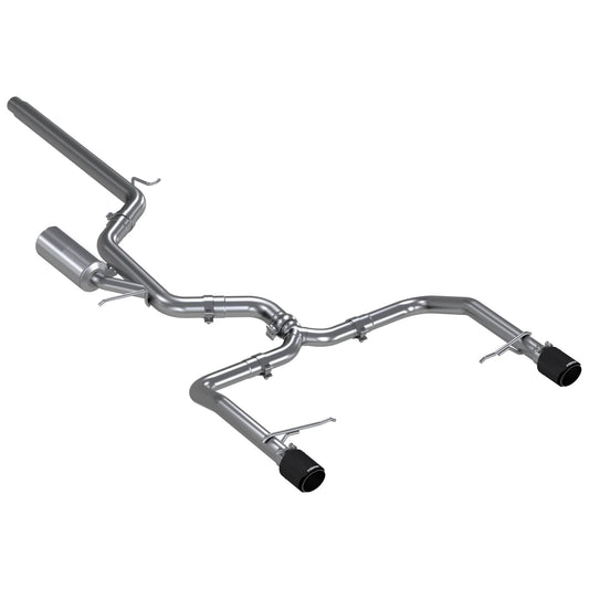 MBRP 19-21 VW Jetta GLI T304 SS 3in Cat-Back Dual Split Rear Exit Exhaust - Carbon Fiber Tips