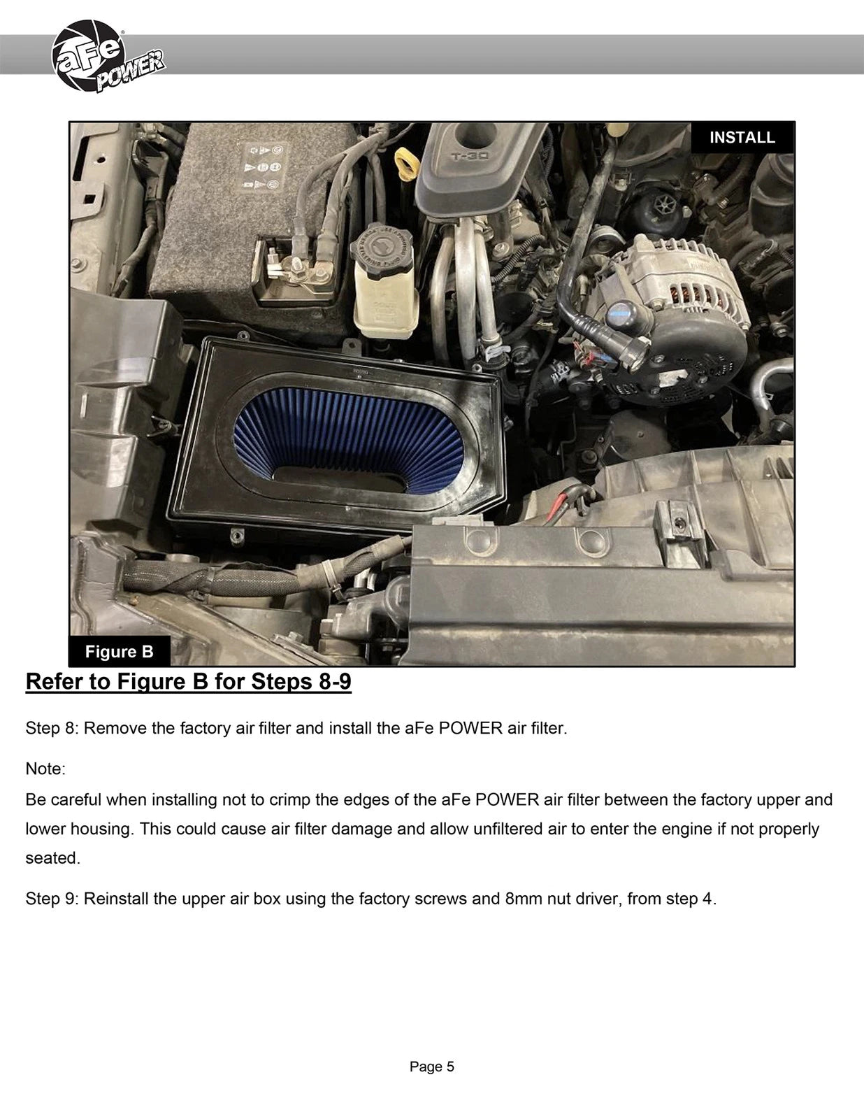 aFe Super Stock Induction System Pro 5R Media Jeep 18-21 Wrangler JL / 20-21 Gladiator JT V6-3.6L
