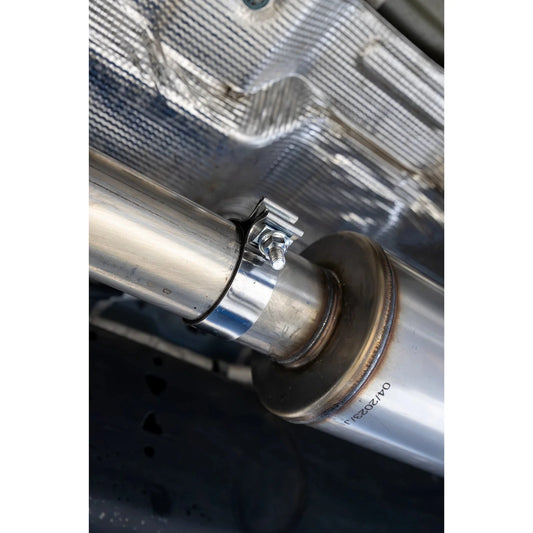 MBRP 2021+ Chevy Tahoe / GMC Yukon T304 SS 3in Cat-Back Dual Split Exhaust w/ Quad Carbon Fiber Tips
