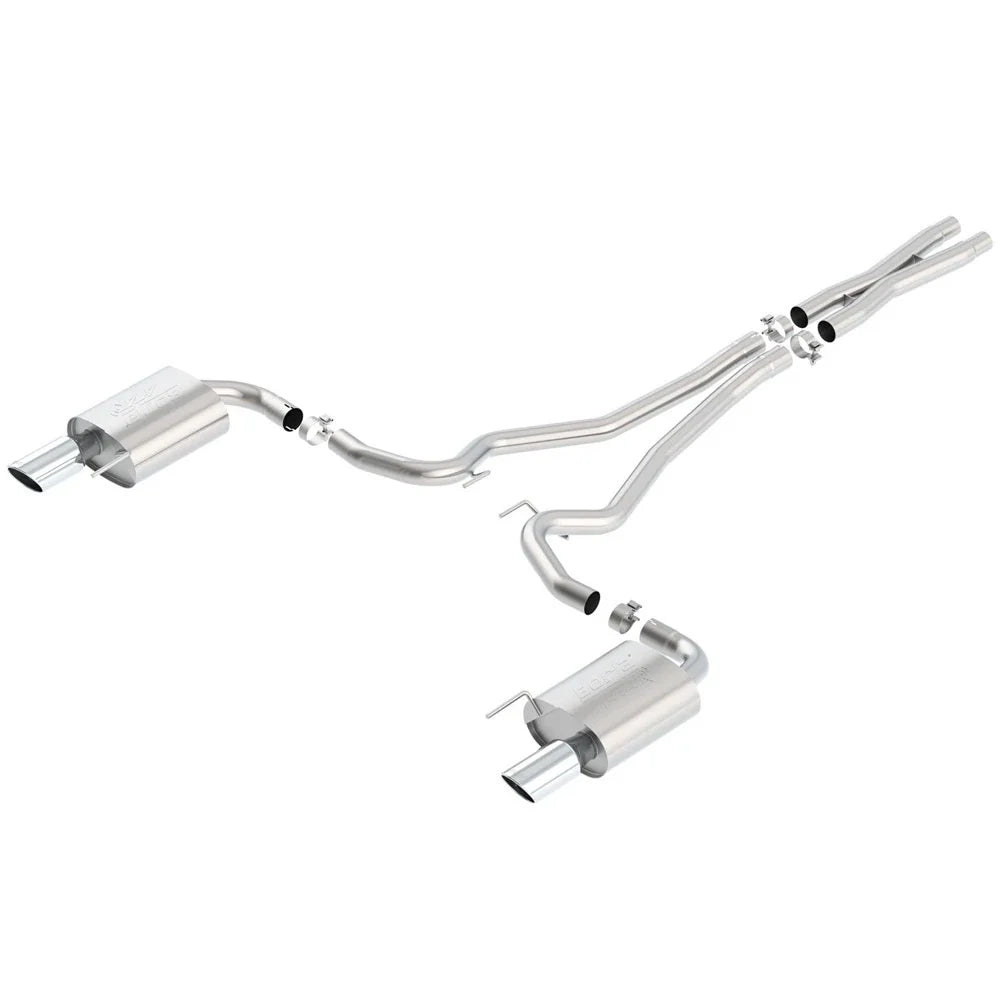 Borla Atak S Cat-Back 15-17 Ford Mustang GT 5.0L V8 MT/AT 2.5in pipe 4in tip