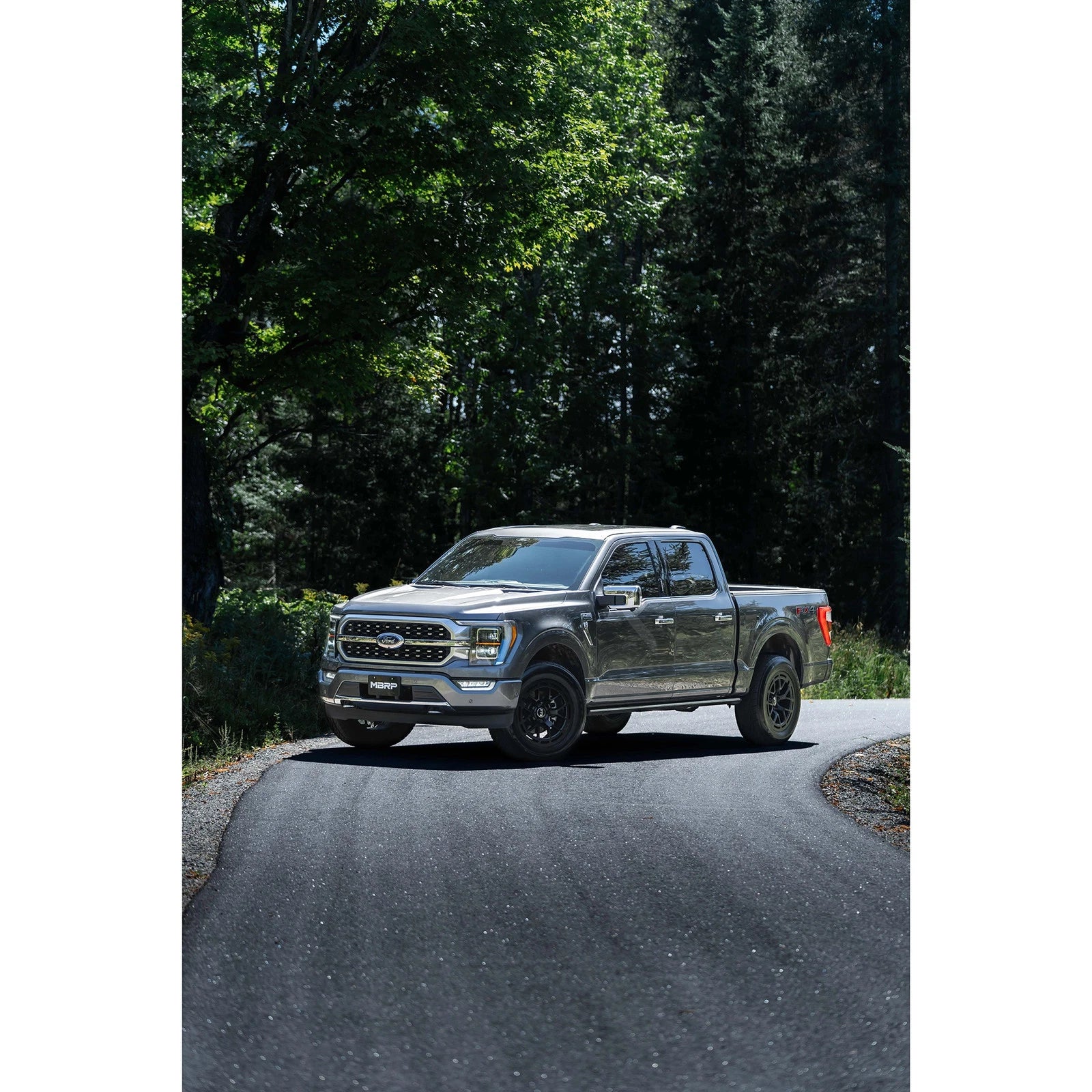 MBRP 2021 Ford F-150 2.7L EcoBoost / 3.5L EcoBoost / 5.0L 3in Cat Back Single Side Exit Black
