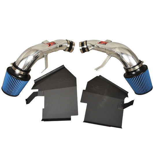 Injen 14 Infiniti Q50 3.7L V6 Polished Dual Short Ram Intake w/ MR Techn and Heat Shields