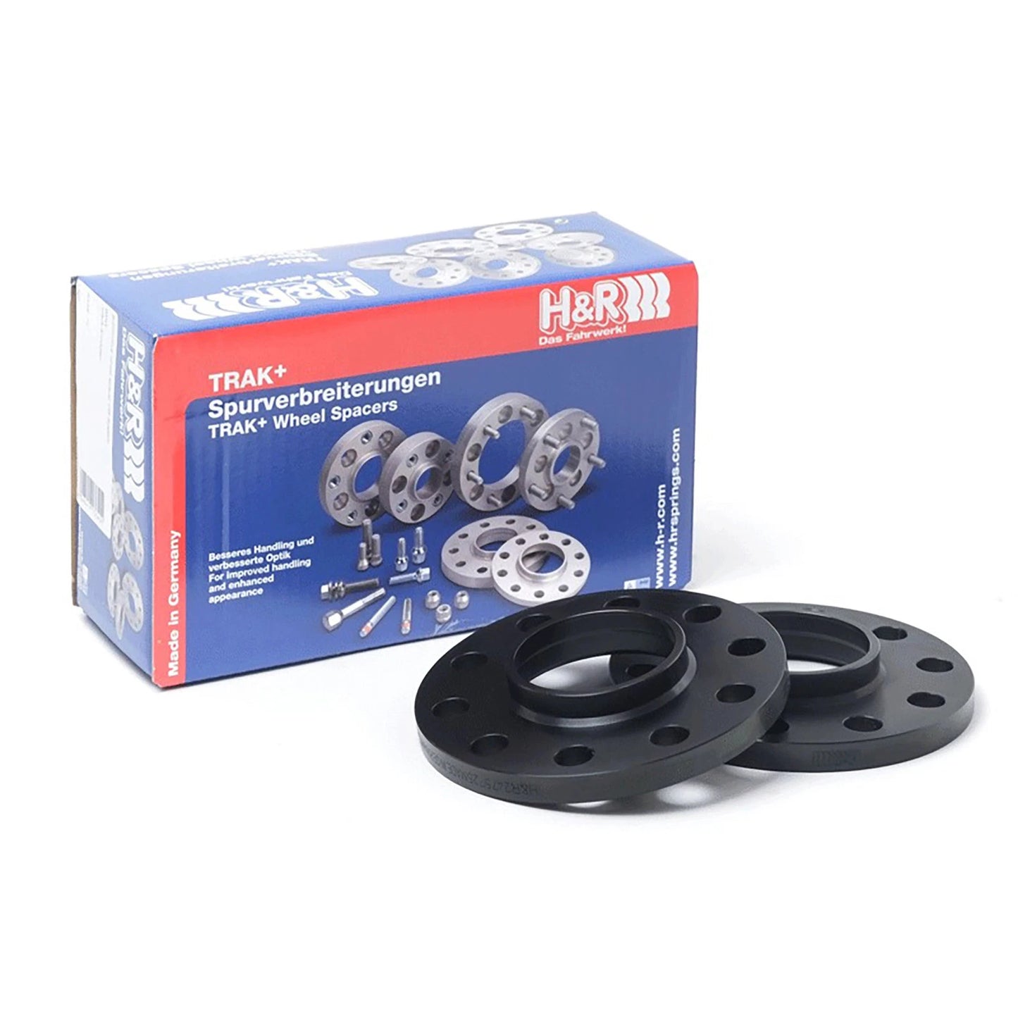 H&R Trak+ 23mm DR Spacer Bolt Pattern 5/130 CB 84mm Bolt Thread 14x1.5 - Black