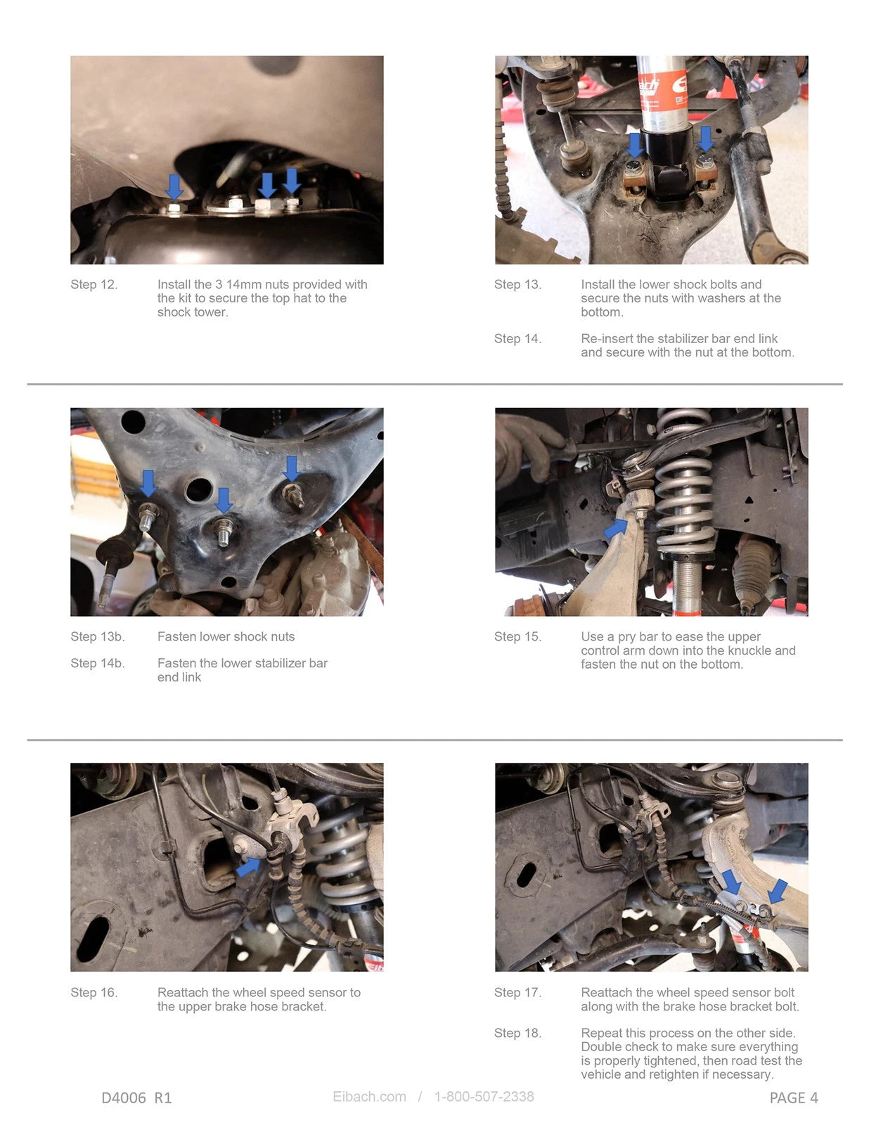 Eibach 21-23 Ford F-150 2WD Pro-Truck Lift Kit System Coilover 2.0 Stage 2R