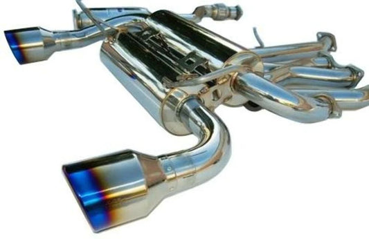 Invidia 09+ FX35 2/4WD Gemini Rolled Titanium Tip Cat-back Exhaust