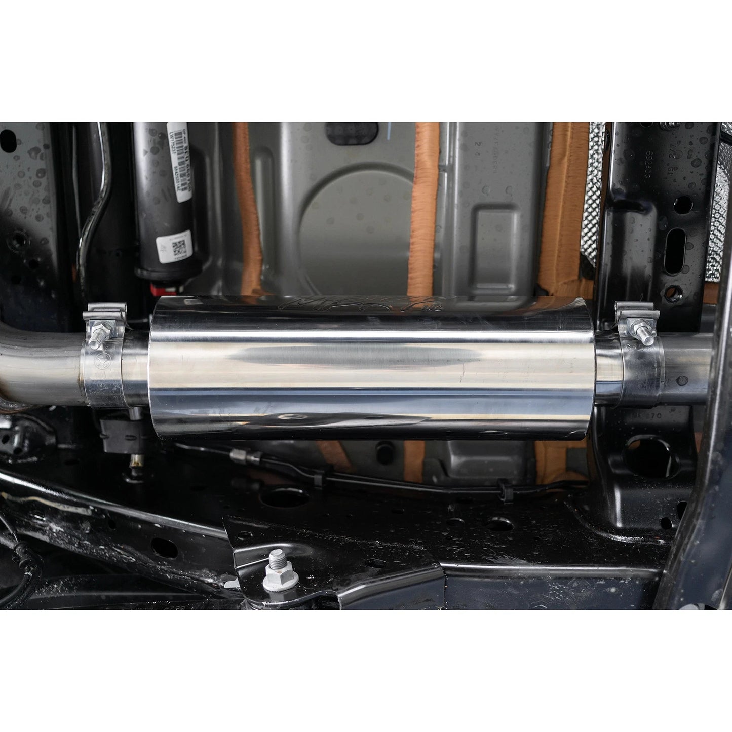 MBRP 18-20 Jeep Wrangler JL 2.5in Single Rear Exit Cat Back Exhaust - Aluminum