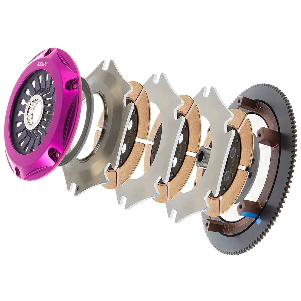 Exedy 2004-2014 Subaru Impreza WRX STI H4 Hyper Triple Cerametallic Clutch Rigid Disc Pull Type