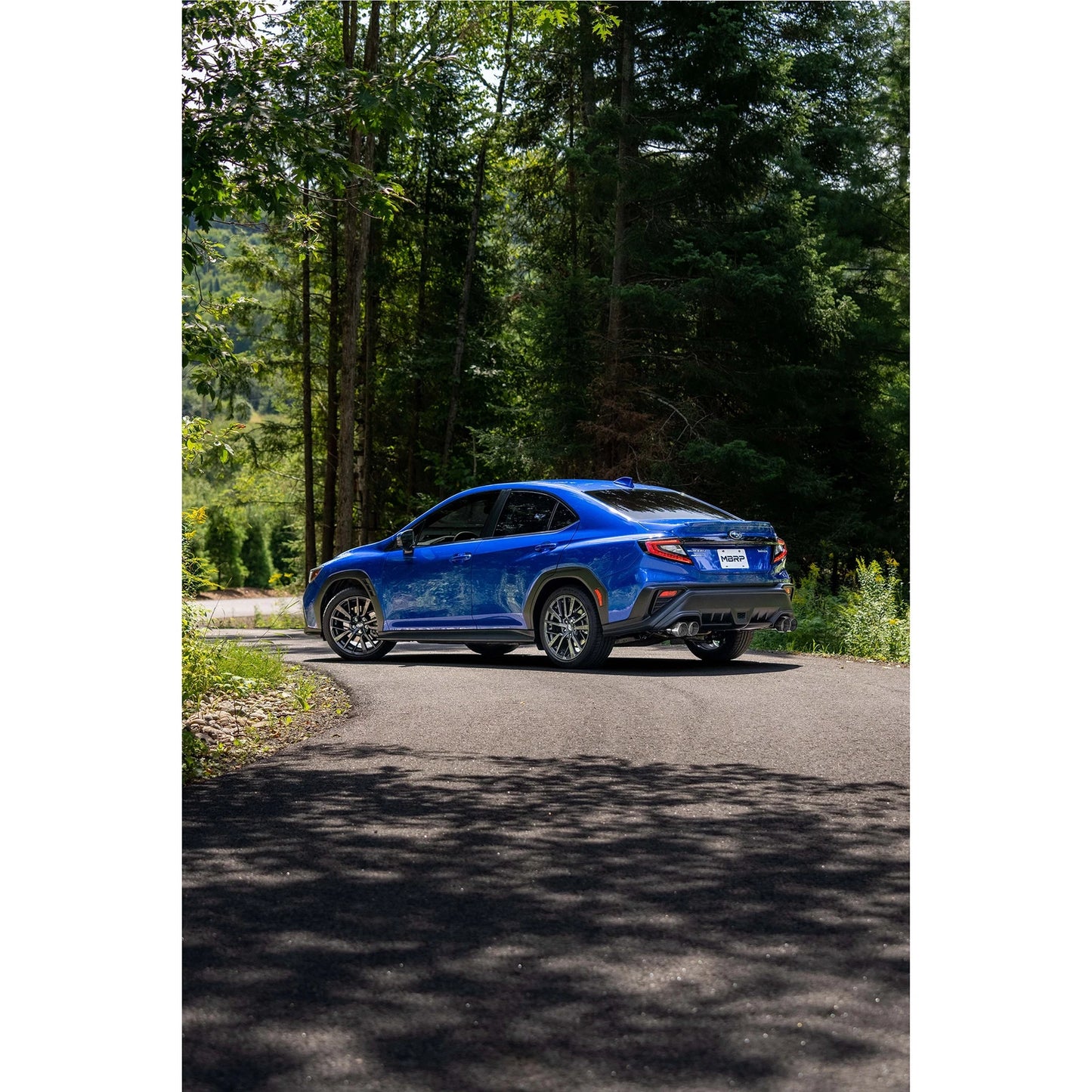 MBRP 2022+ Subaru WRX 3in Cat-Back Dual Split Rear Quad Tips Race Profile Exhaust