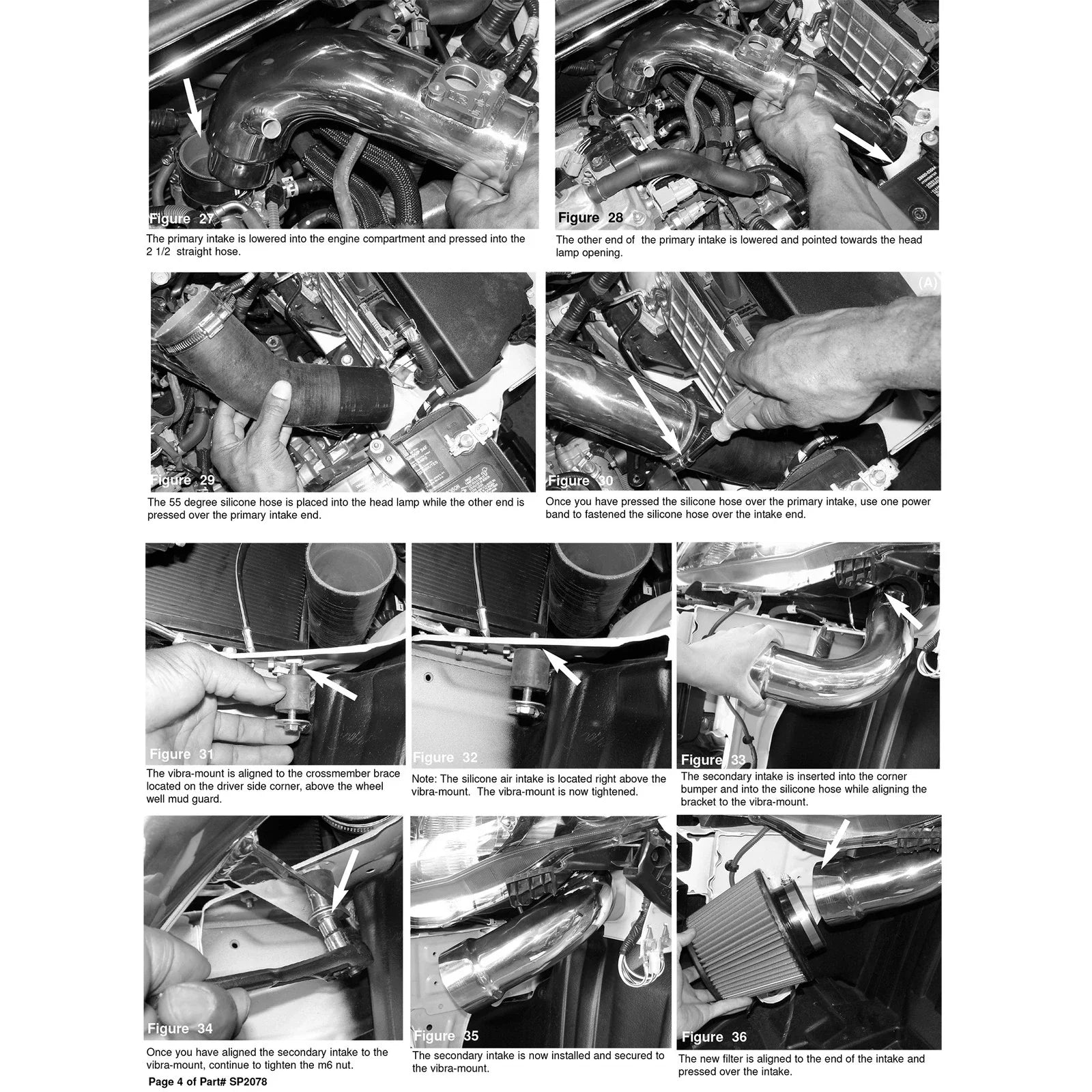 Injen 2009 Corolla XRS 2.4L 4 Cyl. Polished Cold Air Intake