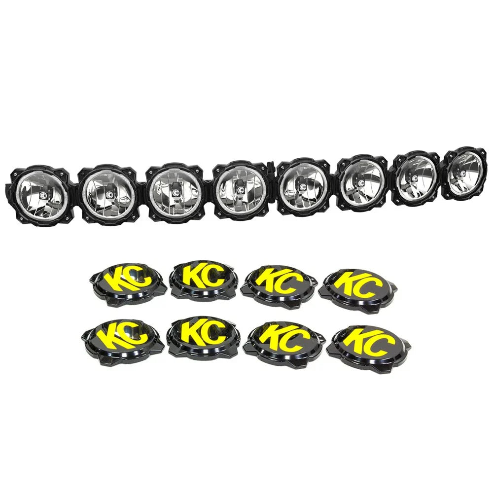 KC HiLiTES Universal 50in. Pro6 Gravity LED 8-Light 160w Combo Beam Radius Light Bar