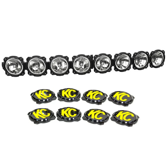 KC HiLiTES Universal 50in. Pro6 Gravity LED 8-Light 160w Combo Beam Radius Light Bar