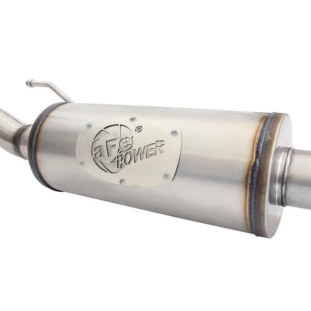 aFe MACHForce XP 2.5in SS-409 Cat-Back Exhaust 07-16 Jeep Wrangler (JK) V6-3.6L/3.8L (2-4 Door)
