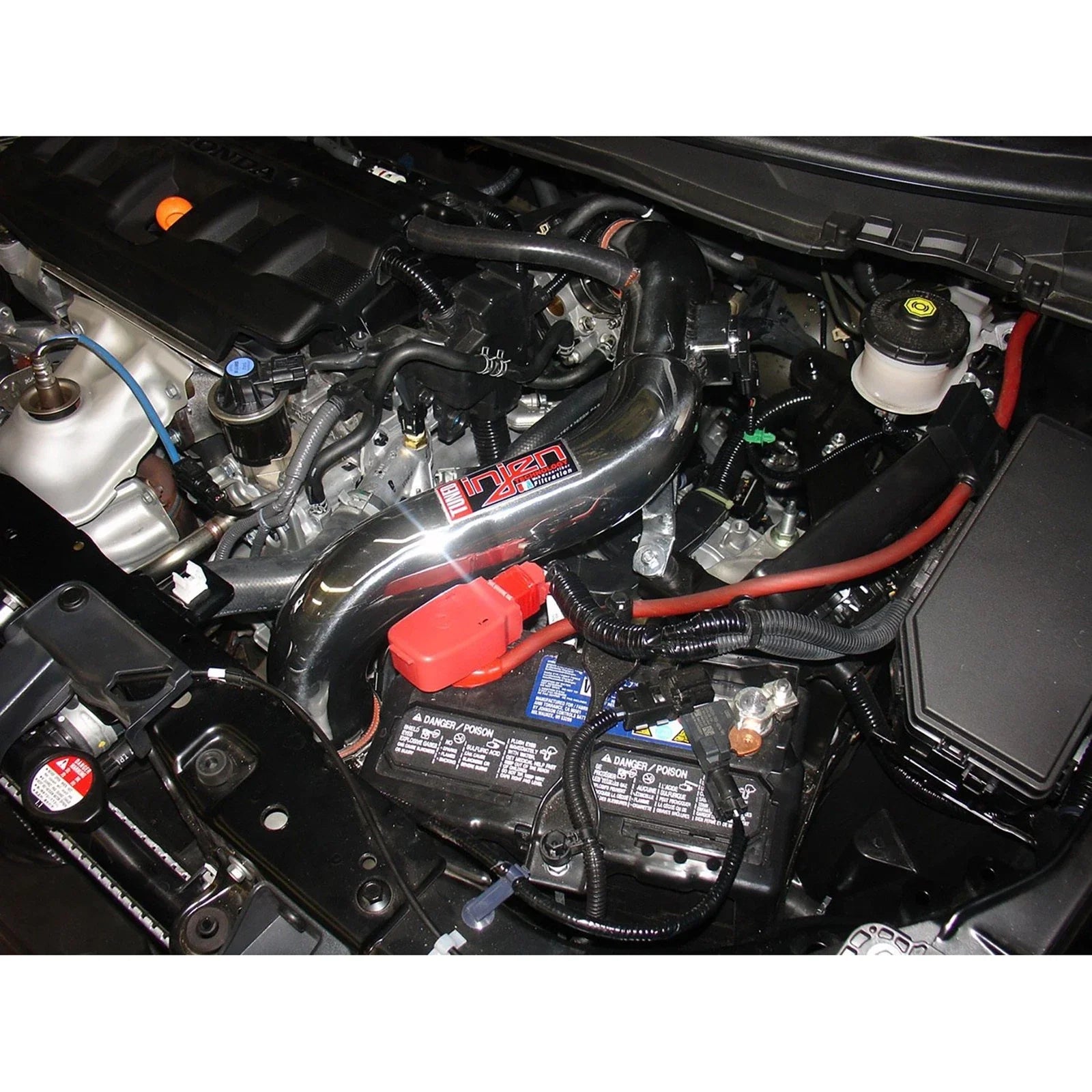 Injen 12-13 Honda Civic Polished Tuned Air Intake w/ MR Tech/Web Nano-Fiber Dry Filter