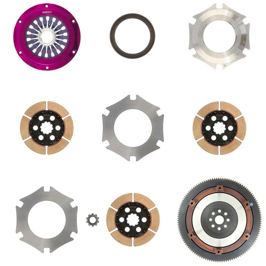 Exedy 2004-2014 Subaru Impreza WRX STI H4 Hyper Triple Cerametallic Clutch Rigid Disc Pull Type