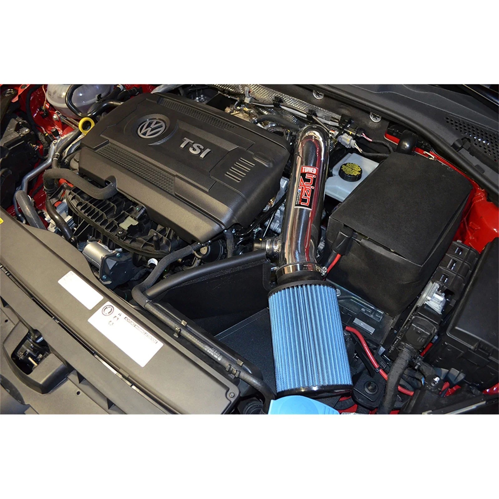 Injen 15-18 VW Golf/GTI MK7 2.0L Turbo TSI Polished SRI w/MR Tech + Heat Shld