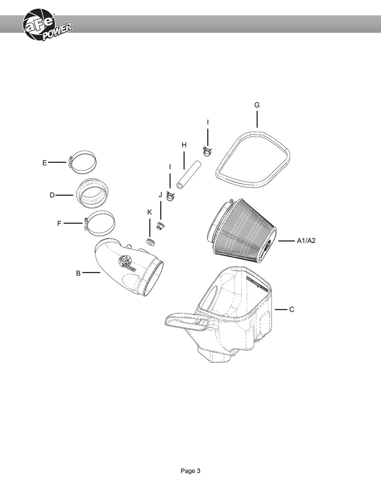 aFe MagnumFORCE Intake Stage-2 Pro DRY S 12-21 Jeep Grand Cherokee (WK2) V8-6.4L HEMI
