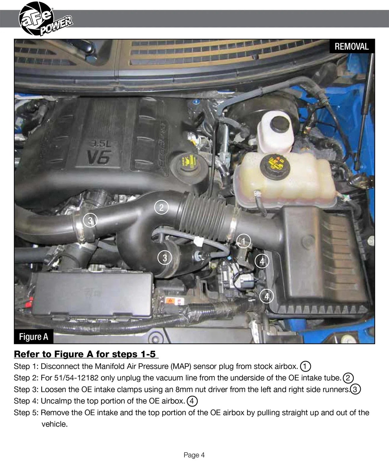 aFe MagnumFORCE Intakes Stage-2 Pro 5R 11 Ford F-150 V6 3.5L (tt) EcoBoost