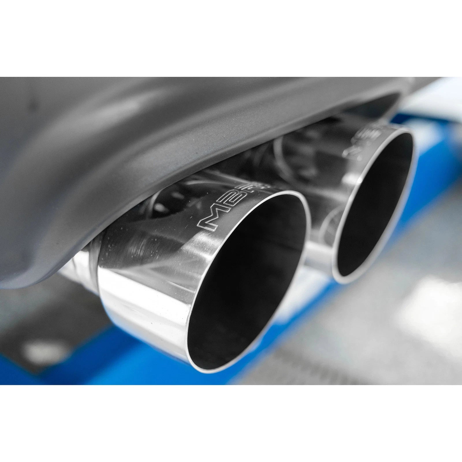 MBRP 15-16 Dodge Challenger RT 5.7L Aluminized Steel 3in Dual Rear Cat-back Quad Tips - Street