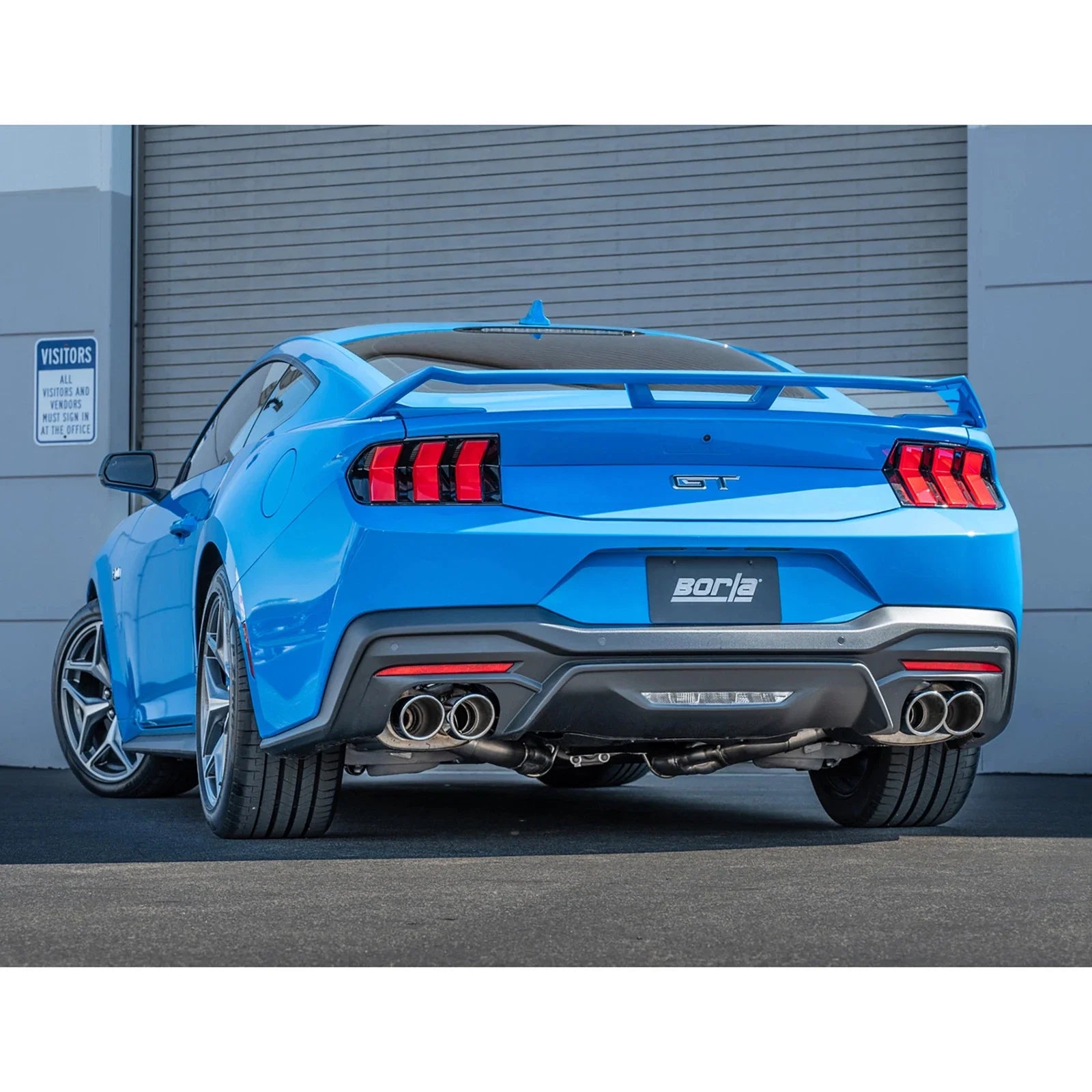 Borla 2024 Ford Mustang GT 5.0L V8 3 in ATAK Catback Non-Active Exhaust- Chrome Quad Tip